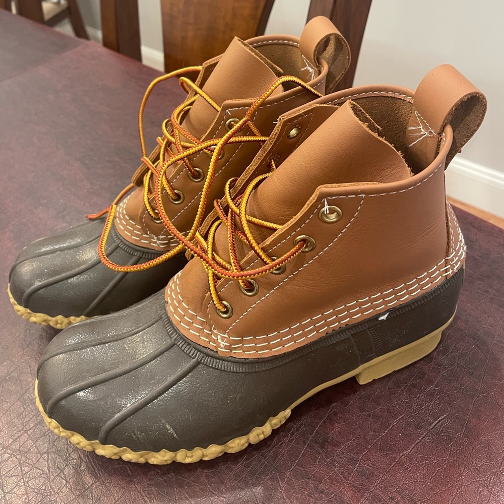 L.L. Bean Duck boots size 6 men size 8 women
